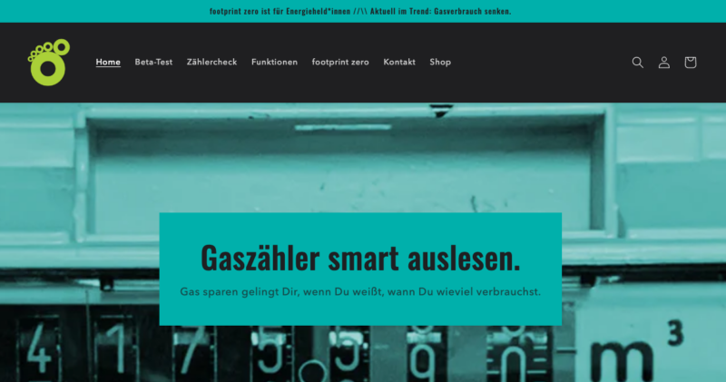 Gaszähler smart auslesen.